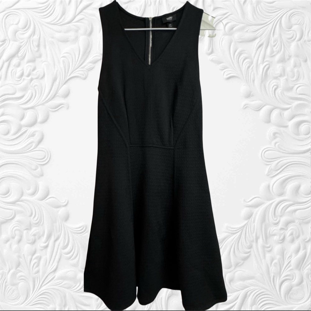 Black fit&flare black dress . Size XS